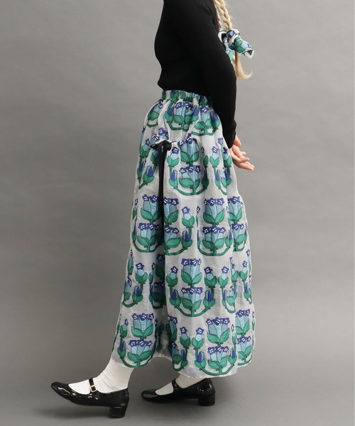 peu pres(プープレ)の「リンドウJQ SK(スカート・レディース・レッド/ブルー・FREE)」の13枚目の写真