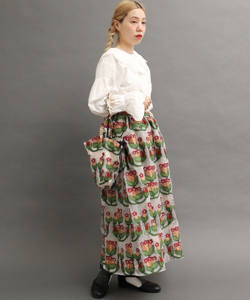 peu pres(プープレ)の「リンドウJQ SK(スカート・レディース・レッド/ブルー・FREE)」の21枚目の写真