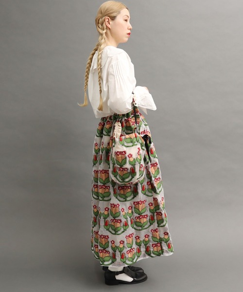 peu pres(プープレ)の「リンドウJQ SK(スカート・レディース・レッド/ブルー・FREE)」の8枚目の写真