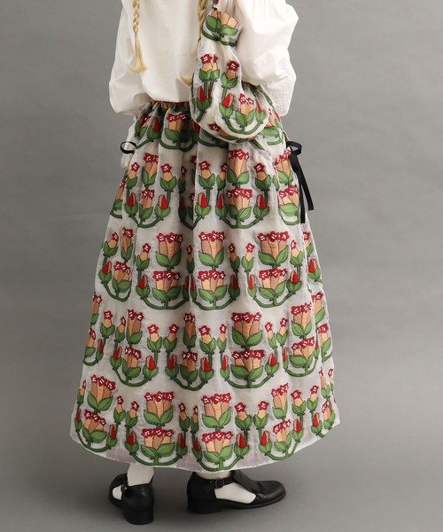 peu pres(プープレ)の「リンドウJQ SK(スカート・レディース・レッド/ブルー・FREE)」の15枚目の写真