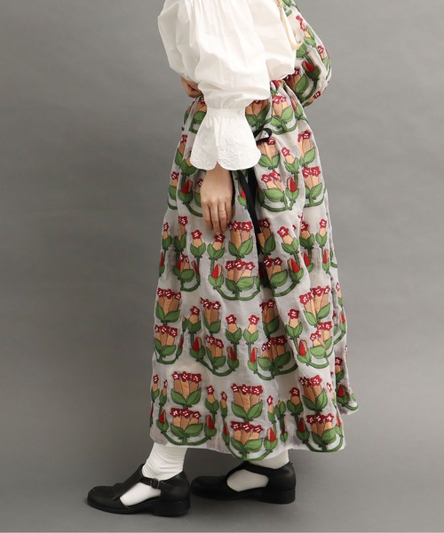 peu pres(プープレ)の「リンドウJQ SK(スカート・レディース・レッド/ブルー・FREE)」の16枚目の写真