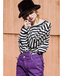 jouetie | ルーズボーダーロンT(Tシャツ/カットソー)