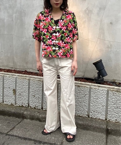 Oriens JOURNAL STANDARD（オリエンス ジャーナルスタンダード）の「ステッチカーゴパンツ（カーゴパンツ・レディース・ホワイト/ネイビー/カーキ・38/36/34）」の7枚目の写真