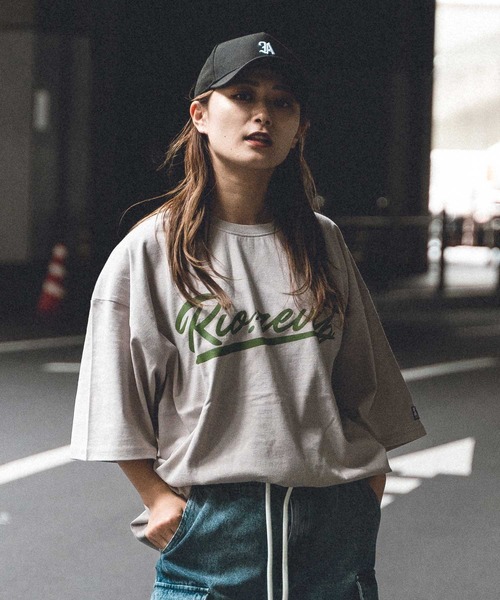 STARTER(スターター)の「RIO.REVIB×STARTER BLACKLABEL ベースボールロゴ半袖Tシャツ(Tシャツ/カットソー・メンズ・ブラック/グリーン/グレイッシュベージュ・M/L/XL)」の3枚目の写真