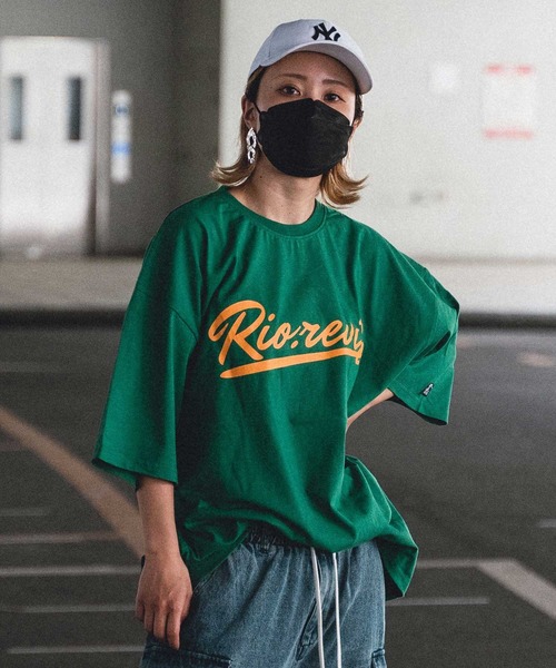 STARTER(スターター)の「RIO.REVIB×STARTER BLACKLABEL ベースボールロゴ半袖Tシャツ(Tシャツ/カットソー・メンズ・ブラック/グリーン/グレイッシュベージュ・M/L/XL)」の1枚目の写真
