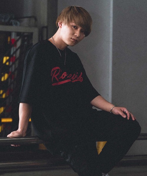 STARTER(スターター)の「RIO.REVIB×STARTER BLACKLABEL ベースボールロゴ半袖Tシャツ(Tシャツ/カットソー・メンズ・ブラック/グリーン/グレイッシュベージュ・M/L/XL)」の2枚目の写真