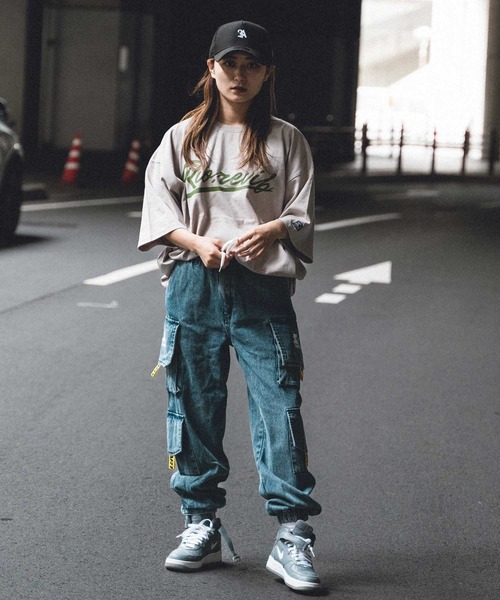 STARTER(スターター)の「RIO.REVIB×STARTER BLACKLABEL ベースボールロゴ半袖Tシャツ(Tシャツ/カットソー・メンズ・ブラック/グリーン/グレイッシュベージュ・M/L/XL)」の6枚目の写真