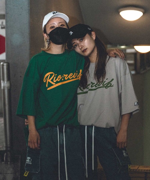 STARTER(スターター)の「RIO.REVIB×STARTER BLACKLABEL ベースボールロゴ半袖Tシャツ(Tシャツ/カットソー・メンズ・ブラック/グリーン/グレイッシュベージュ・M/L/XL)」の10枚目の写真