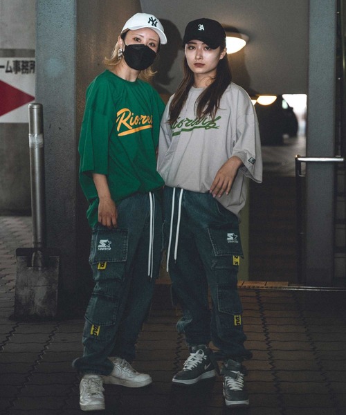 STARTER(スターター)の「RIO.REVIB×STARTER BLACKLABEL ベースボールロゴ半袖Tシャツ(Tシャツ/カットソー・メンズ・ブラック/グリーン/グレイッシュベージュ・M/L/XL)」の11枚目の写真