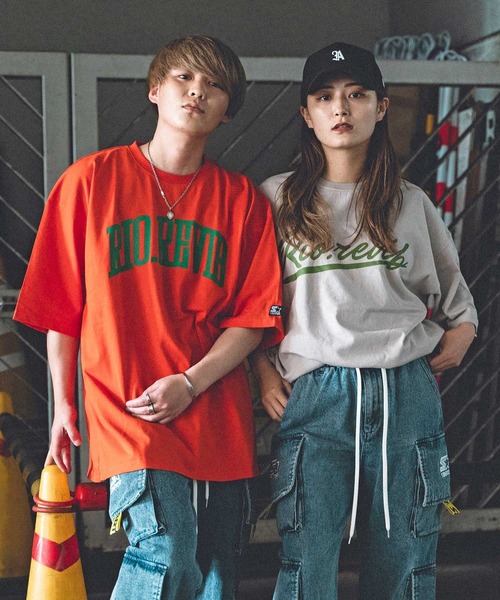STARTER(スターター)の「RIO.REVIB×STARTER BLACKLABEL ベースボールロゴ半袖Tシャツ(Tシャツ/カットソー・メンズ・ブラック/グリーン/グレイッシュベージュ・M/L/XL)」の12枚目の写真