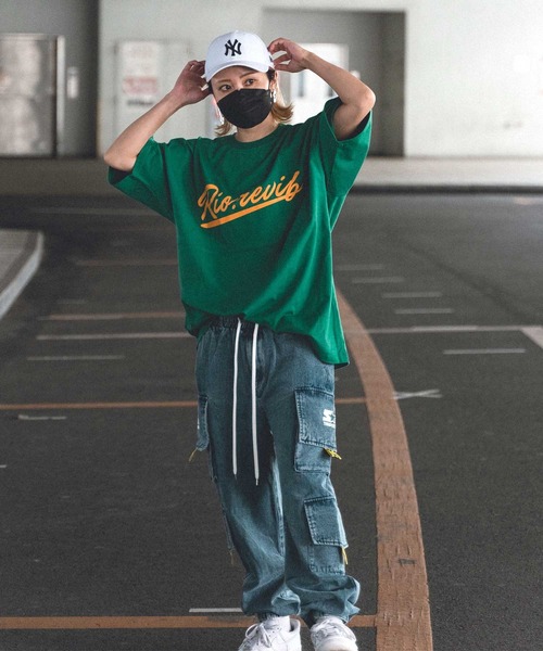 STARTER(スターター)の「RIO.REVIB×STARTER BLACKLABEL ベースボールロゴ半袖Tシャツ(Tシャツ/カットソー・メンズ・ブラック/グリーン/グレイッシュベージュ・M/L/XL)」の13枚目の写真