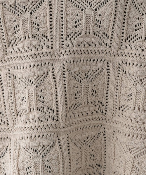 LOWRYS FARM(ローリーズファーム)の「オープンワークニットカーディガン 346340(カーディガン/ボレロ・レディース・ブラック/ブラウン/アイボリー・FREE)」の20枚目の写真