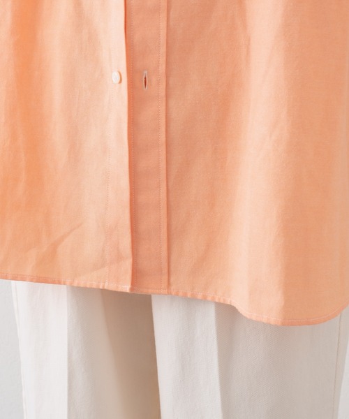 WHIMSIC(ウィムジック)の「【WHIMSIC】オーバーサイズカラーシャツ(シャツ/ブラウス・レディース・ピンク/イエロー/オレンジ/グリーン・FREE)」の13枚目の写真