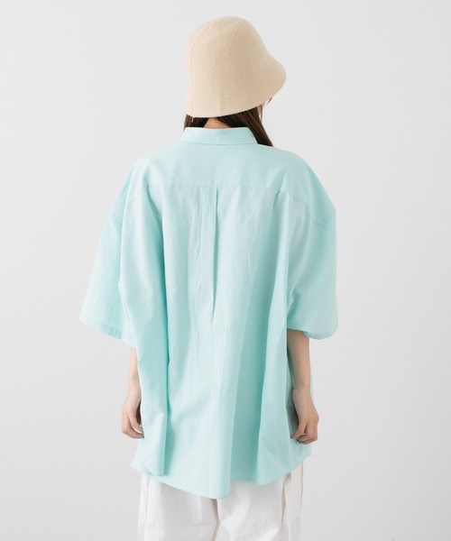 WHIMSIC(ウィムジック)の「【WHIMSIC】オーバーサイズカラーシャツ(シャツ/ブラウス・レディース・ピンク/イエロー/オレンジ/グリーン・FREE)」の21枚目の写真