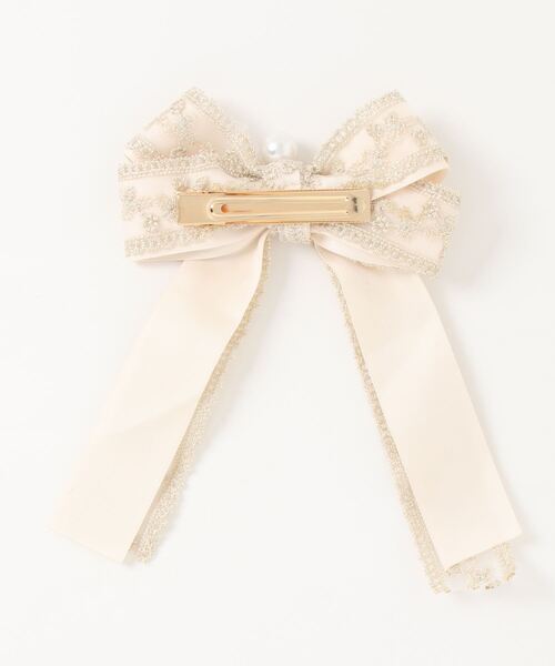 Catherine Cottage(キャサリンコテージ)の「プリンセスリボンヘアクリップ(バレッタ/ヘアクリップ・キッズ・ホワイト/パープル/グレー/ピンク/ブルー・FREE)」の10枚目の写真