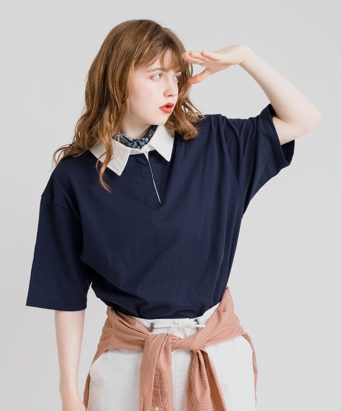 MUHET（ミュエータ）の「アソートラガーTシャツ（シャツ/ブラウス・レディース・チャコールグレー/ネイビー/杢グレー・MEDIUM/X-LARGE）」の17枚目の写真