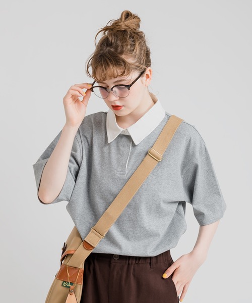 MUHET（ミュエータ）の「アソートラガーTシャツ（シャツ/ブラウス・レディース・チャコールグレー/ネイビー/杢グレー・MEDIUM/X-LARGE）」の15枚目の写真