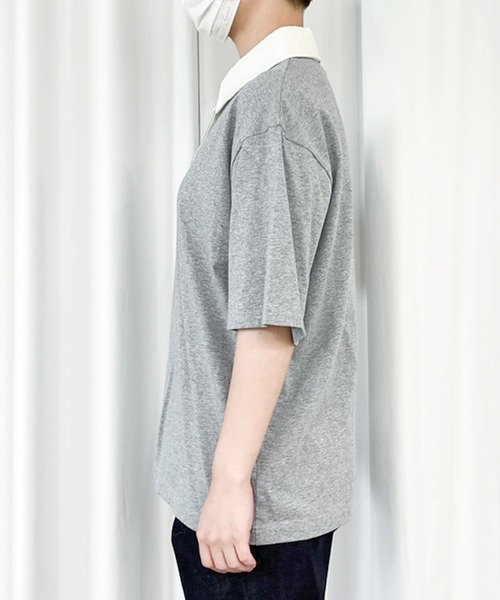 MUHET（ミュエータ）の「アソートラガーTシャツ（シャツ/ブラウス・レディース・チャコールグレー/ネイビー/杢グレー・MEDIUM/X-LARGE）」の12枚目の写真