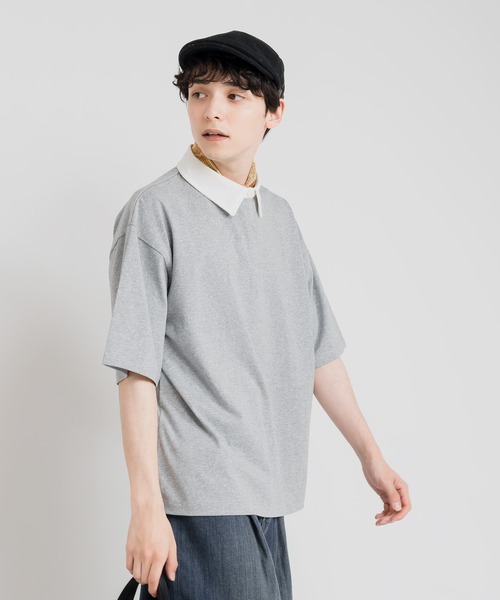 MUHET（ミュエータ）の「アソートラガーTシャツ（シャツ/ブラウス・レディース・チャコールグレー/ネイビー/杢グレー・MEDIUM/X-LARGE）」の5枚目の写真