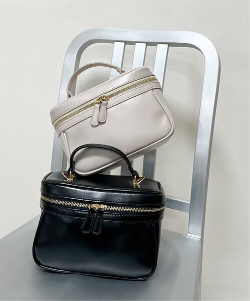 frames RAY CASSIN（フレームスレイカズン）の「バニティバッグ（ハンドバッグ・レディース・ブラック/ベージュ・FREE）」の2枚目の写真