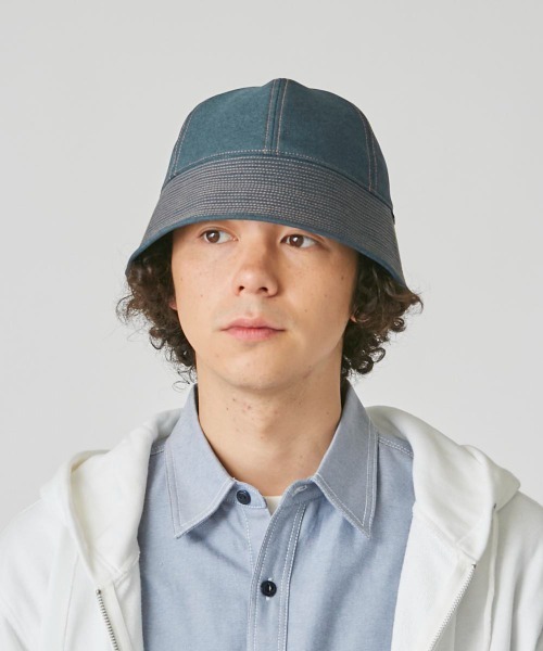 OVERRIDE（オーバーライド）の「OVERRIDE  POLY TWILL GOB HAT（ハット・メンズ・ネイビー/ブラック/ブラウン・58cm）」の15枚目の写真