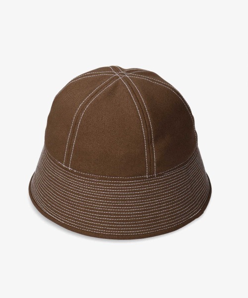 OVERRIDE（オーバーライド）の「OVERRIDE  POLY TWILL GOB HAT（ハット・メンズ・ネイビー/ブラック/ブラウン・58cm）」の14枚目の写真