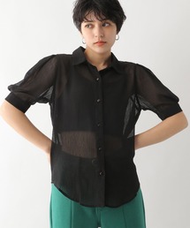 RAGEBLUE | パフスリーブシアーブラウス(シャツ/ブラウス)