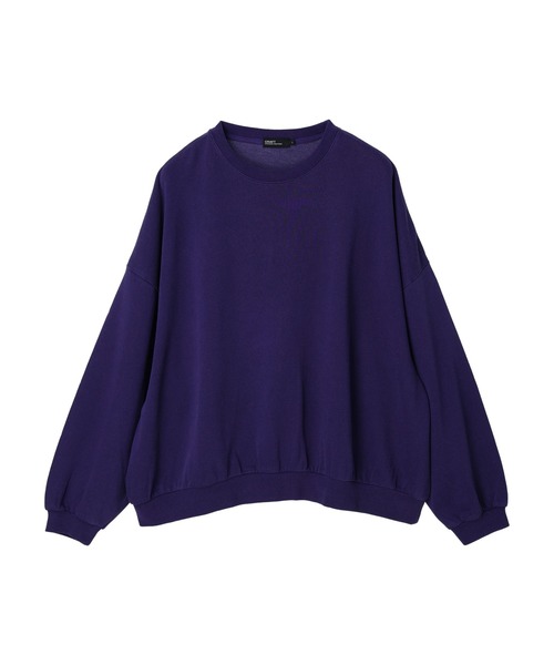 CRAFT STANDARD BOUTIQUE(クラフトスタンダードブティック)の「ピグメントダイボリュームスリーブスウェット *◆(スウェット・レディース・ライトグレー/チャコールグレー/ライトブラウン/イエロー/ブルー/パープル・M/L/LL)」の5枚目の写真