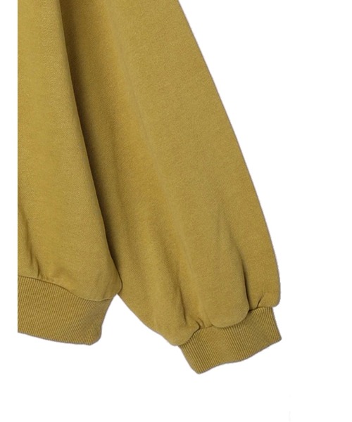 CRAFT STANDARD BOUTIQUE(クラフトスタンダードブティック)の「ピグメントダイボリュームスリーブスウェット *◆(スウェット・レディース・ライトグレー/チャコールグレー/ライトブラウン/イエロー/ブルー/パープル・M/L/LL)」の20枚目の写真