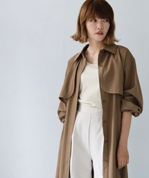 HER CLOSET | 【shemoshelly】ロップイヤーフレアシャツワンピース(シャツワンピース)