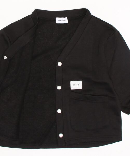 GENERATOR（ジェネレーター）の「ジェネレーター ノーカラージャケット（ノーカラージャケット・キッズ・カーキ/ブラック/アッシュグレー・M/XL/L）」の5枚目の写真