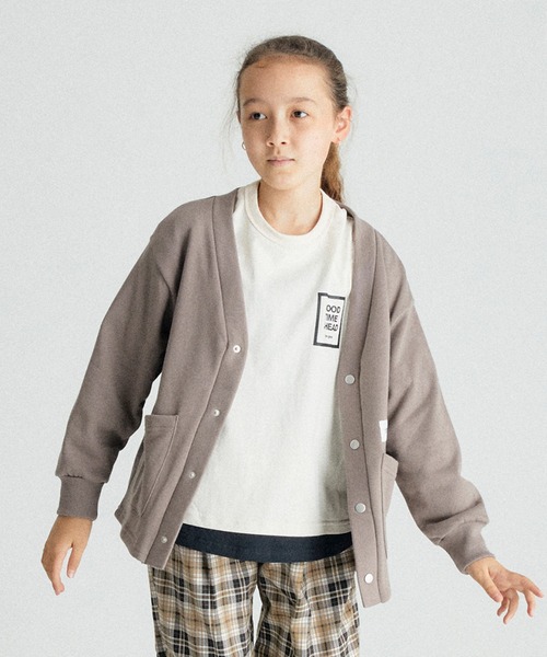 GENERATOR（ジェネレーター）の「ジェネレーター ノーカラージャケット（ノーカラージャケット・キッズ・カーキ/ブラック/アッシュグレー・M/XL/L）」の3枚目の写真