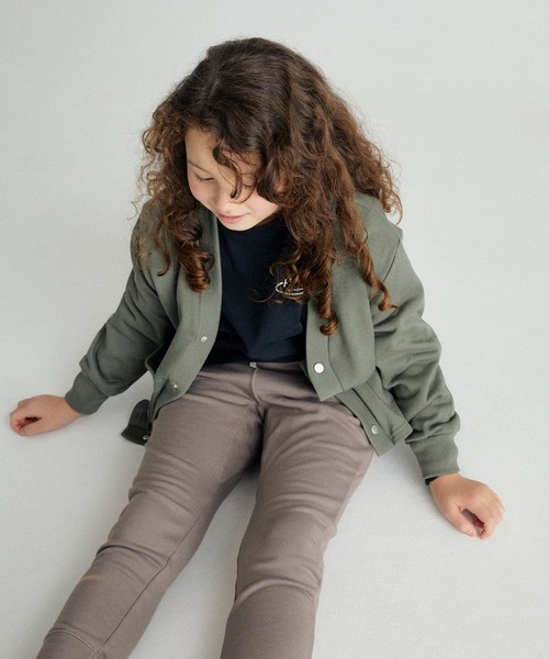 GENERATOR（ジェネレーター）の「ジェネレーター ノーカラージャケット（ノーカラージャケット・キッズ・カーキ/ブラック/アッシュグレー・M/XL/L）」の10枚目の写真