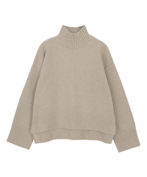 Pierrot（ピエロ）の「クロップド丈ニット ハイネック（ニット