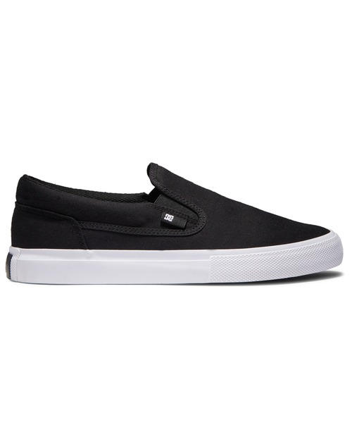 DC SHOES（ディーシーシューズ）の「MANUAL SLIP-ON/DCスニーカー（スリッポン）（スリッポン・メンズ・ブラック×ホワイト・24.5cm/28.5cm/26.5cm/25cm/25.5cm/27cm/27.5cm/28cm/23cm/23.5cm/24cm/26cm）」の2枚目の写真