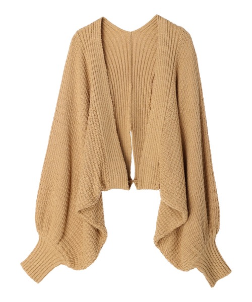 earth music&ecology（アースミュージックアンドエコロジー）の「ボリュームスリーブボレロカーディガン（カーディガン/ボレロ・レディース・ブラック/ベージュ/アイボリー・FREE）」の15枚目の写真