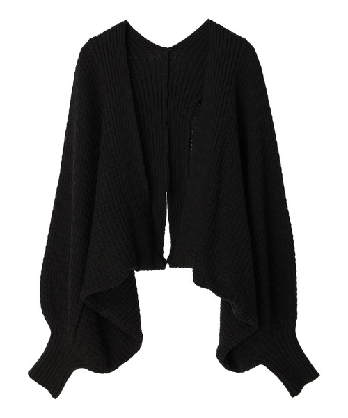 earth music&ecology（アースミュージックアンドエコロジー）の「ボリュームスリーブボレロカーディガン（カーディガン/ボレロ・レディース・ブラック/ベージュ/アイボリー・FREE）」の16枚目の写真