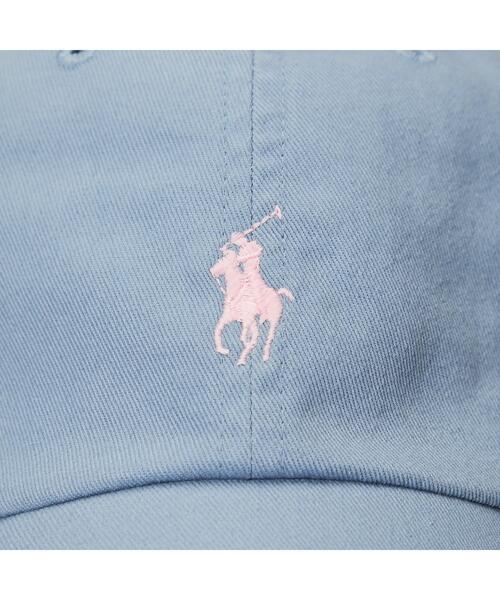 POLO RALPH LAUREN(ポロ ラルフ ローレン)の「コットン チノ ベースボール キャップ(キャップ・メンズ・ブルー・ONE)」の3枚目の写真