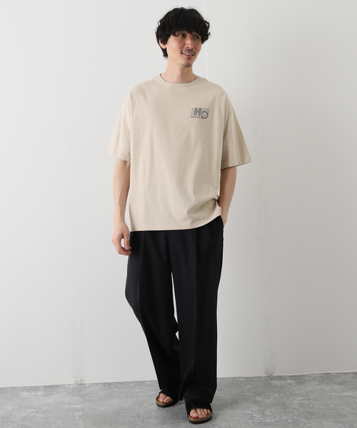 417 EDIFICE(フォーワンセブンエディフィス)の「【Hot-Dog PRESS / ホットドッグプレス】別注 プリントTシャツ MORE FUN IN CITY(Tシャツ/カットソー・メンズ・ホワイト/ベージュ・MEDIUM/LARGE/X-LARGE)」の3枚目の写真