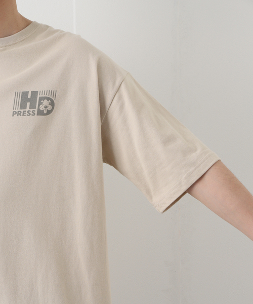 417 EDIFICE(フォーワンセブンエディフィス)の「【Hot-Dog PRESS / ホットドッグプレス】別注 プリントTシャツ MORE FUN IN CITY(Tシャツ/カットソー・メンズ・ホワイト/ベージュ・MEDIUM/LARGE/X-LARGE)」の9枚目の写真