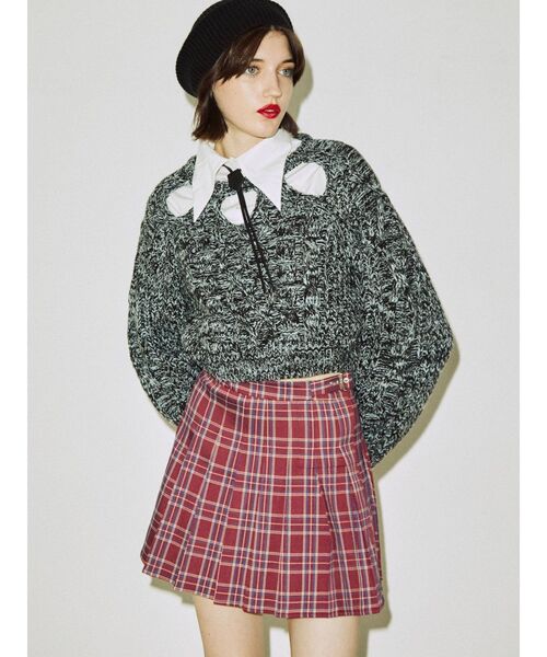 jouetie(ジュエティ)の「プリーツミニスカート(スカート・レディース・ピンク/ブラック/ブラウン・MEDIUM)」の9枚目の写真