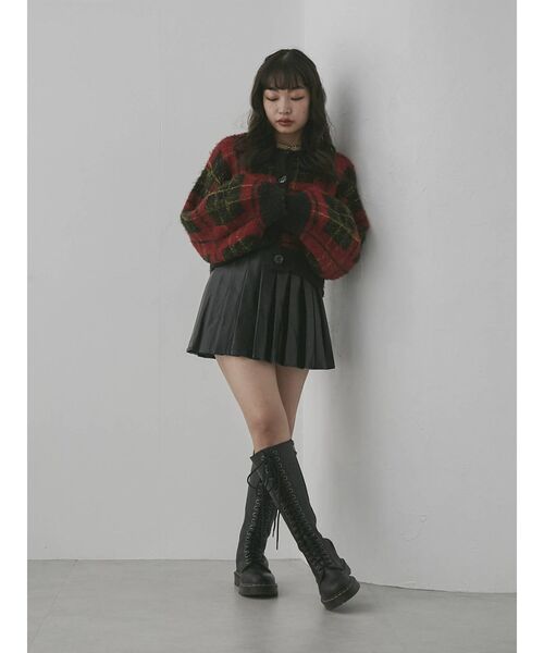 jouetie(ジュエティ)の「プリーツミニスカート(スカート・レディース・ピンク/ブラック/ブラウン・MEDIUM)」の15枚目の写真