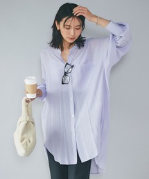 RIVE DROITE | 程よいシアー感が大人の肌見せを演出/オーバーサイズシアーシャツ(シャツ/ブラウス)