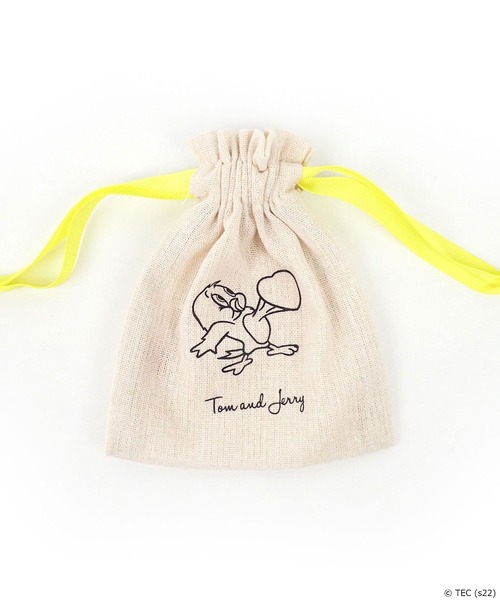 Tom＆Jerry（トムアンドジェリー）の「【公式】TOM and JERRY×Flapperトムジェリフレンズミニ巾着（ポーチ・レディース・ブラック/パープル/ブラウン/グレー/レッド/ピンク/イエロー/オレンジ/ブルー/グリーン/ダークグレー/ライトピンク/ダークブラウン・FREE）」の9枚目の写真