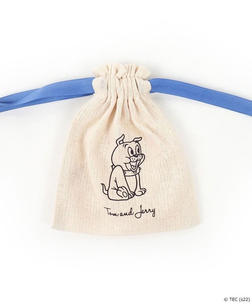 Tom＆Jerry（トムアンドジェリー）の「【公式】TOM and JERRY×Flapperトムジェリフレンズミニ巾着（ポーチ・レディース・ブラック/パープル/ブラウン/グレー/レッド/ピンク/イエロー/オレンジ/ブルー/グリーン/ダークグレー/ライトピンク/ダークブラウン・FREE）」の7枚目の写真