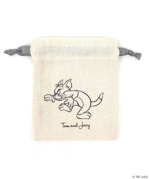 Tom＆Jerry（トムアンドジェリー）の「【公式】TOM and JERRY×Flapperトムジェリフレンズミニ巾着（ポーチ・レディース・ブラック/パープル/ブラウン/グレー/レッド/ピンク/イエロー/オレンジ/ブルー/グリーン/ダークグレー/ライトピンク/ダークブラウン・FREE）」の15枚目の写真