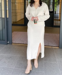 StyleSea | クロップド丈カーディガン＆ニットスカート セットアップ(カーディガン/ボレロ)