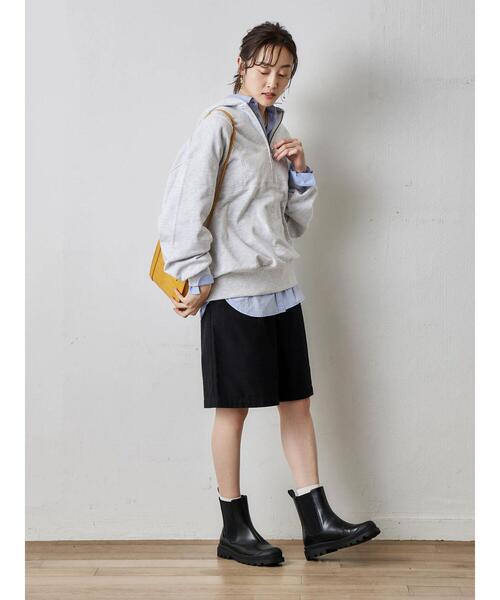 Green　Parks（グリーンパークス）の「ヘビーツイルハーフパンツ（その他パンツ・レディース・ベージュ/ブラウン/ブラック・FREE）」の9枚目の写真