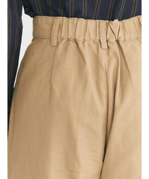Green　Parks（グリーンパークス）の「ヘビーツイルハーフパンツ（その他パンツ・レディース・ベージュ/ブラウン/ブラック・FREE）」の19枚目の写真