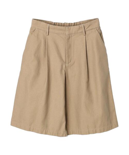 Green　Parks（グリーンパークス）の「ヘビーツイルハーフパンツ（その他パンツ・レディース・ベージュ/ブラウン/ブラック・FREE）」の21枚目の写真